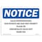 Signmission OSHA Notice Sign, 10" Height, Aluminum, Sales Representatives Our Patients Are Our Sign, Landscape OS-NS-A-1014-L-18232 - alternate 1